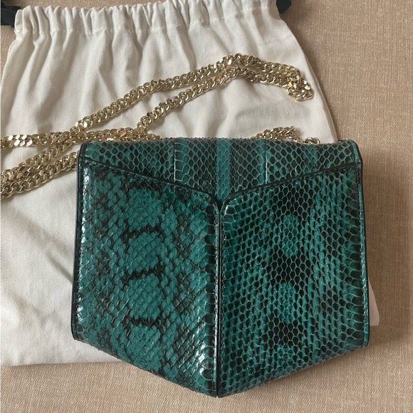 Sandro snakeskin Lou small model bag - Picture 7 of 9